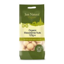 Just Natural, Organic Macadamia Nuts, 125g